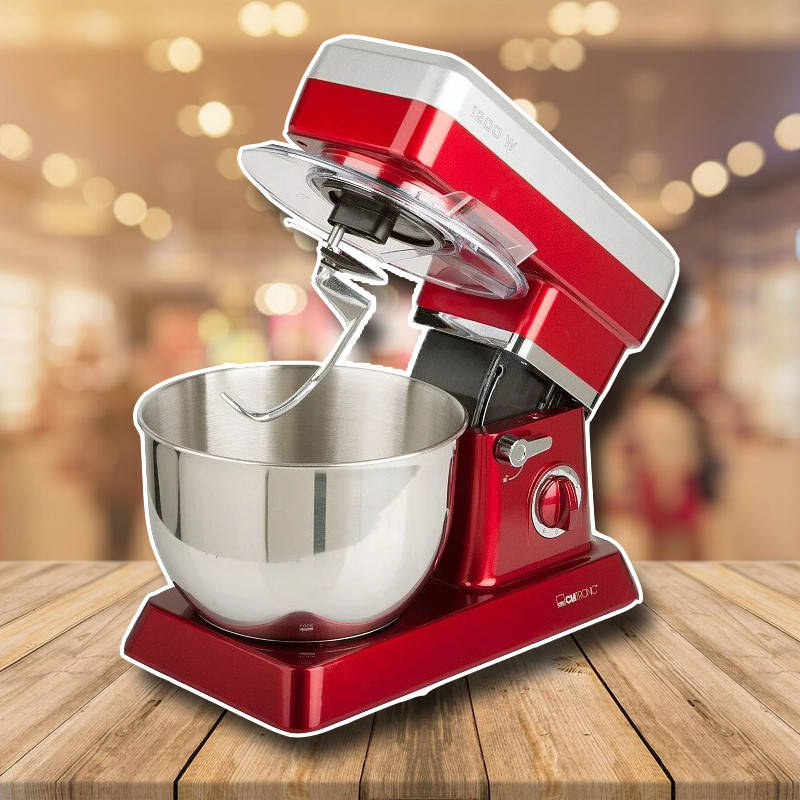Кухонный комбайн, планетарный миксер, тестомес Clatronic KM 3630 Red (Германия, 6.4л, 1200Вт)
Кухонный комбайн, планетарный миксер, тестомес Clatronic KM 3630 Red (Германия, 6.4л, 1200Вт)