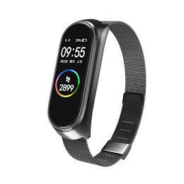 Металлический ремешок MRK для фитнес браслета Xiaomi Mi Band 4/3 Черный
Металлический ремешок MRK для фитнес браслета Xiaomi Mi Band 4/3 Черный