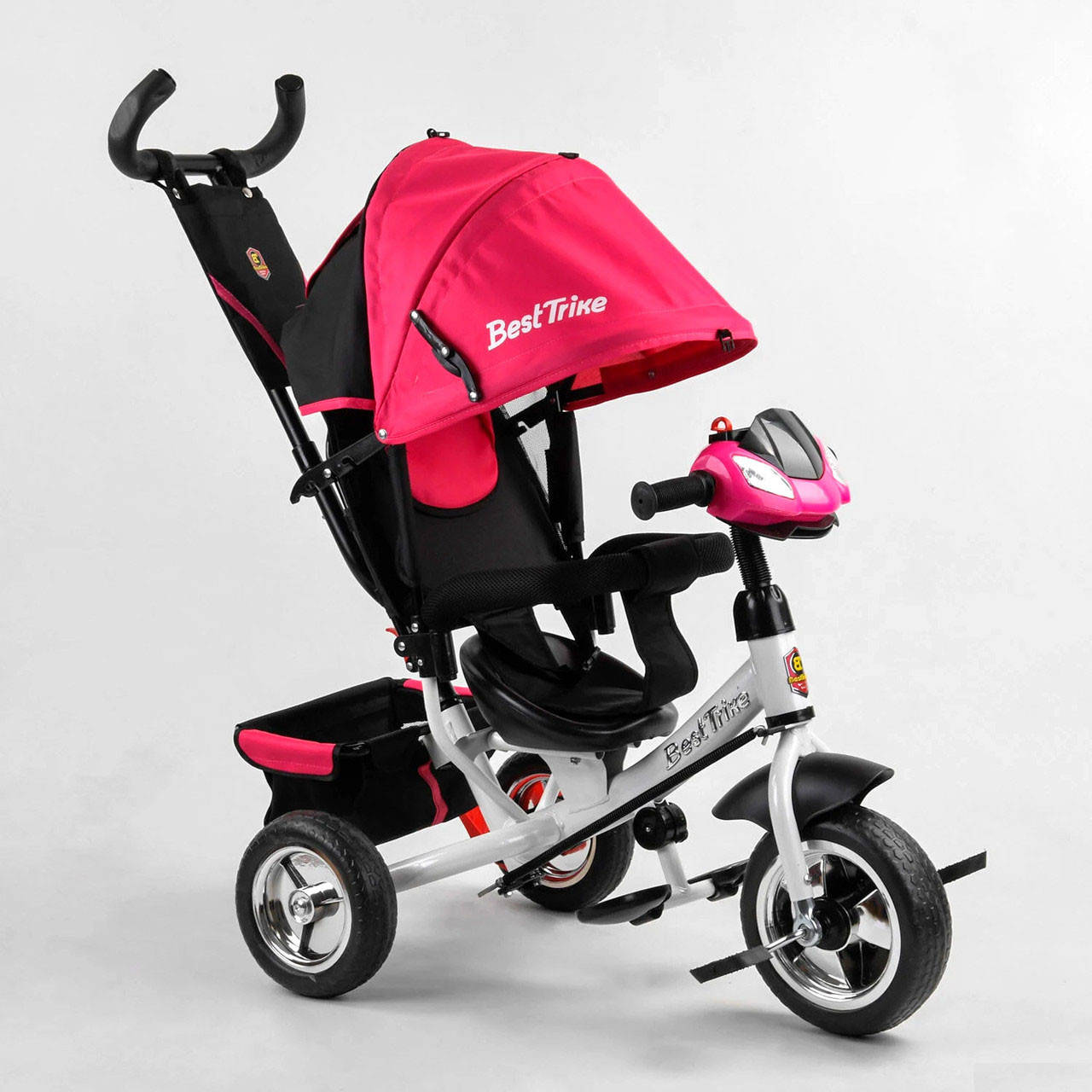 Детский трехколесный велосипед Best Trike 6588 (стальная рама, колеса пена, родительская ручка, LED Фары) Малиновый
Детский трехколесный велосипед Best Trike 6588 (стальная рама, колеса пена, родительская ручка, LED Фары) Малиновый