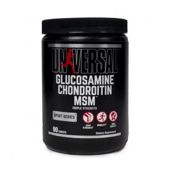 Глюкозамин хондроитин и МСМ Universal Nutrition Glucosamine Chondroitin MSM Sport Series 90 tab
Глюкозамин хондроитин и МСМ Universal Nutrition Glucosamine Chondroitin MSM Sport Series 90 tab