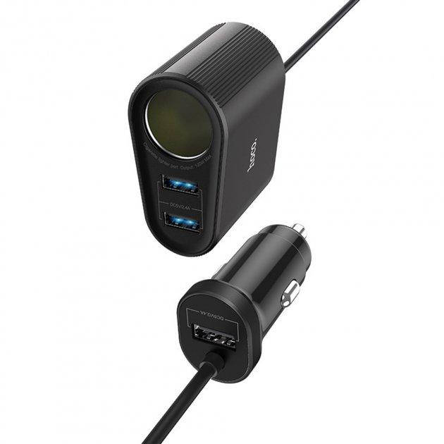 Автомобильный разветвитель в прикуриватель с usb и быстрой зарядкой Hoco Usb адаптер от прикуривателя авто
Автомобильный разветвитель в прикуриватель с usb и быстрой зарядкой Hoco Usb адаптер от прикуривателя авто