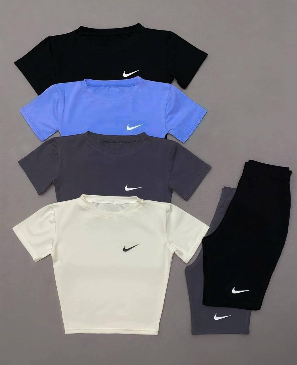 Женский весенний спортивный костюм с логотипом nike (велосипедки и футболка) в расцветках и размерах Графит, 42/44
Женский весенний спортивный костюм с логотипом nike (велосипедки и футболка) в расцветках и размерах Графит, 42/44