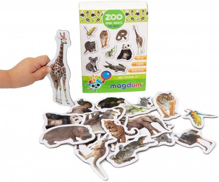 Набор магнитов "Зоо" 19шт ML4031-02 EN от LamaToys 
Набор магнитов "Зоо" 19шт ML4031-02 EN от LamaToys