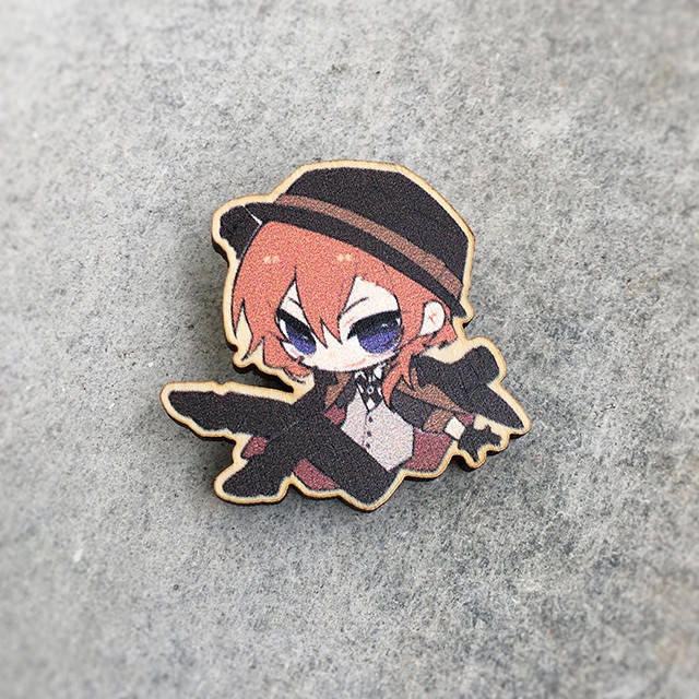 "Тюя Накахара (Проза бродячих псов / Bungo stray dogs)" брошь деревянная с уф-печатью
"Тюя Накахара (Проза бродячих псов / Bungo stray dogs)" брошь деревянная с уф-печатью
