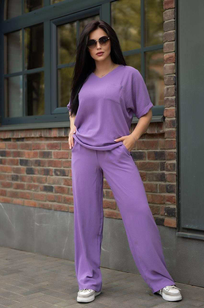 Костюм женский брюки+блуза креп 48-50; 52-54; 56-58 (5цв) "LUXE STYLE" от прямого поставщика, Разные цвета
Костюм женский брюки+блуза креп 48-50; 52-54; 56-58 (5цв) "LUXE STYLE" от прямого поставщика, Разные цвета