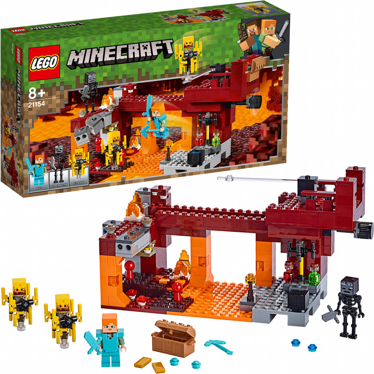 Конструктор LEGO 21154 MINECRAFT Мост ифрита 372 детали | набор лего майнкрафт оригинал на 372 детали, Красный
Конструктор LEGO 21154 MINECRAFT Мост ифрита 372 детали | набор лего майнкрафт оригинал на 372 детали, Красный