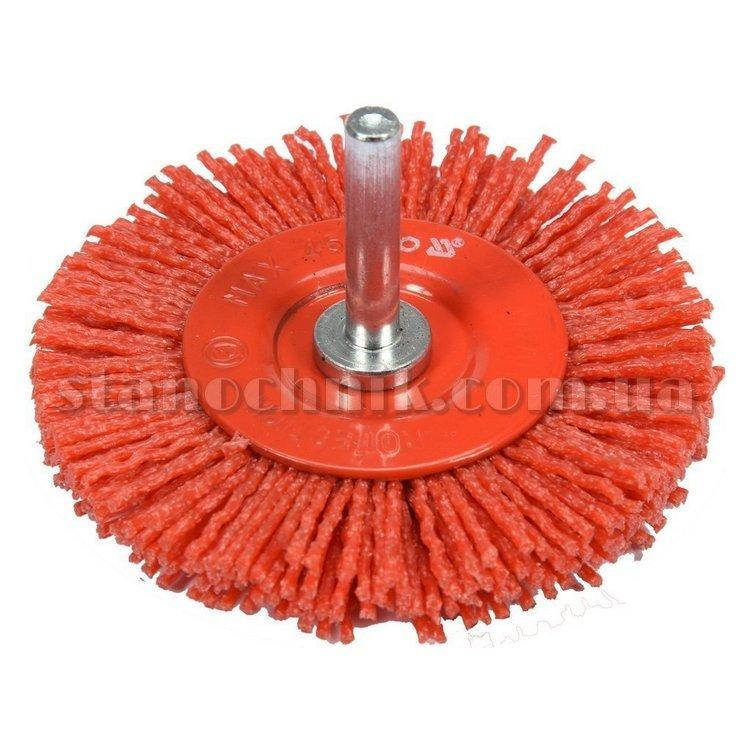 Щетка-пиранья дисковая на штоке 75х6 мм YATO (YT-47791) 
Щетка-пиранья дисковая на штоке 75х6 мм YATO (YT-47791)