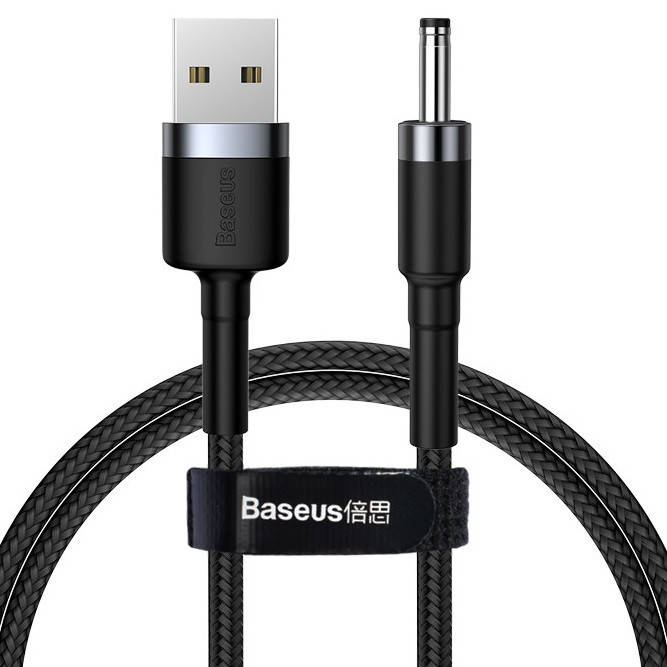 Кабель для зарядки BASEUS Cable USB to DC 3.5mm Cafule |1M, 2A| Чорний CADKLF-G1, Черный
Кабель для зарядки BASEUS Cable USB to DC 3.5mm Cafule |1M, 2A| Чорний CADKLF-G1, Черный