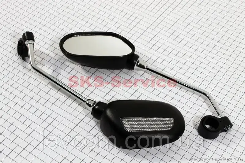 Велосипедное зеркало левое+правое овальные, черные JY-102
Велосипедное зеркало левое+правое овальные, черные JY-102