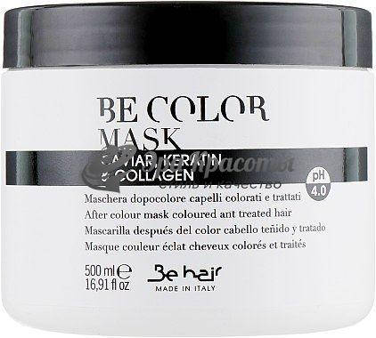 Маска для окрашенных волос с икрой и кератином Be Color Caviar, Keratin And Collagen Mask Be Hair, 500 мл
Маска для окрашенных волос с икрой и кератином Be Color Caviar, Keratin And Collagen Mask Be Hair, 500 мл