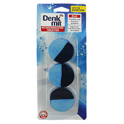 Таблетки для бачка унітазу Денк Міт Denk Mit wc wasserkasten tabletten 2in1 3szt 150g 20шт/ящ (Код :
Таблетки для бачка унітазу Денк Міт Denk Mit wc wasserkasten tabletten 2in1 3szt 150g 20шт/ящ (Код :