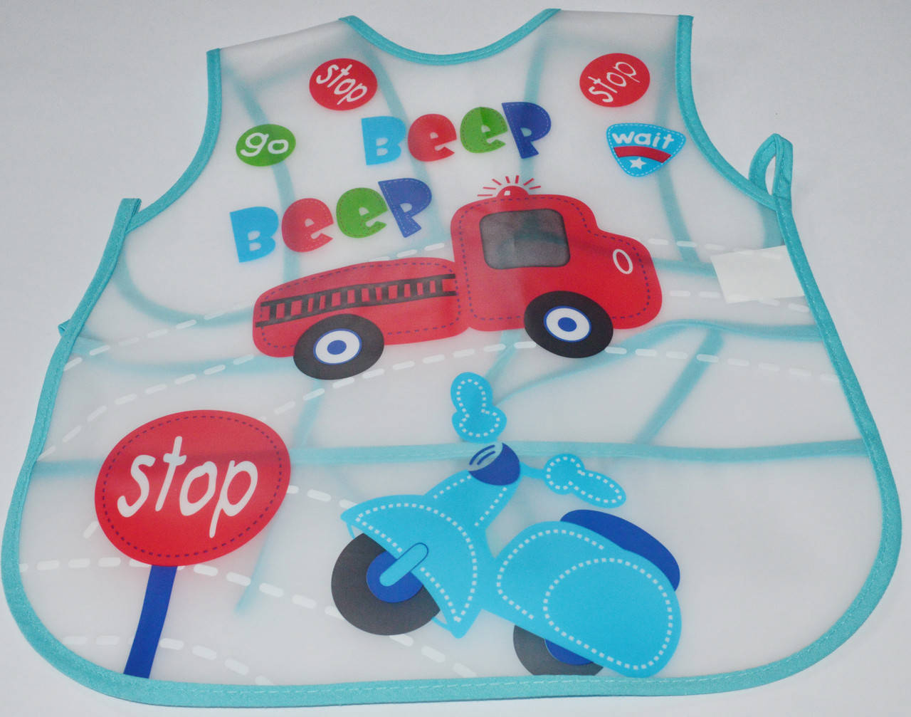 Слюнявчик - фартук из пвх для детей 5
Слюнявчик - фартук из пвх для детей 5