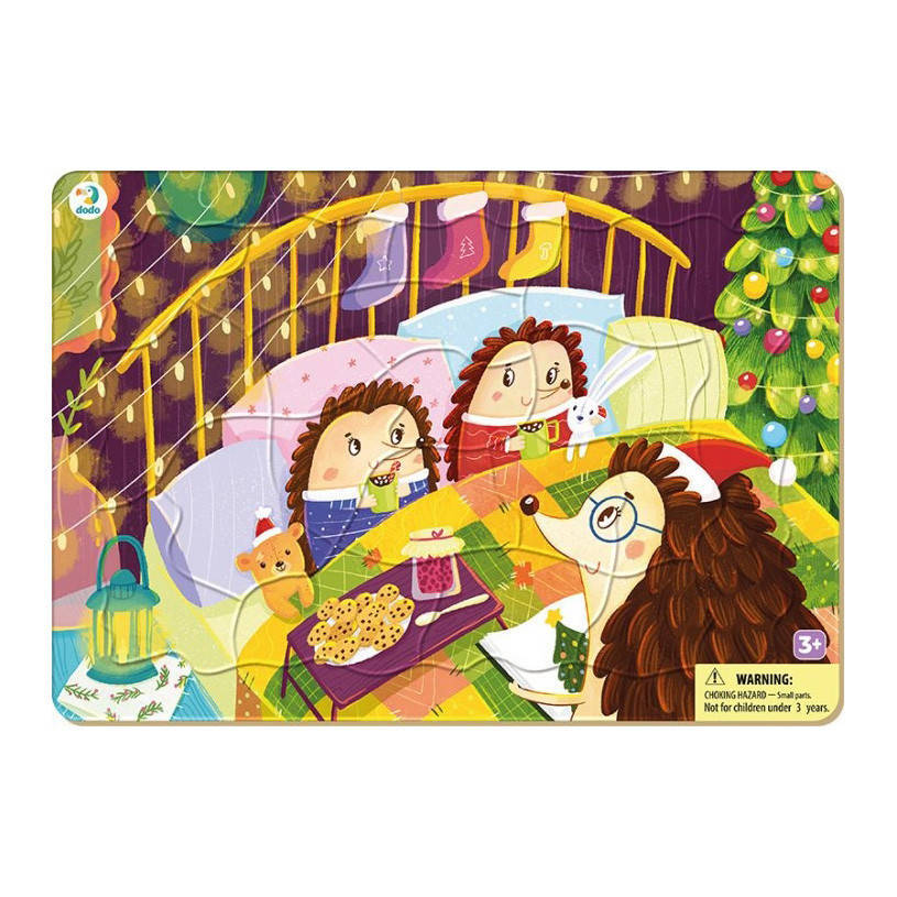 Детские пазлы с рамкой "Праздничные ежики" DoDo 300415 (21 эл.) 
Детские пазлы с рамкой "Праздничные ежики" DoDo 300415 (21 эл.)