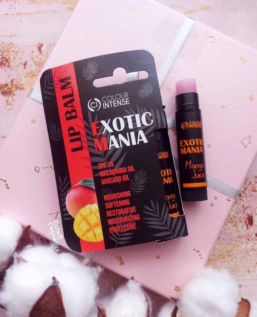 Бальзам для губ Colour Intense Exotic Mania SPF 15. Манго
Бальзам для губ Colour Intense Exotic Mania SPF 15. Манго
