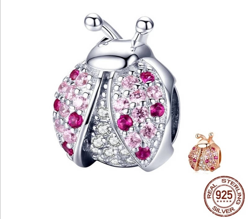 Серебряный шарм "Божья коровка" 
Серебряный шарм "Божья коровка"