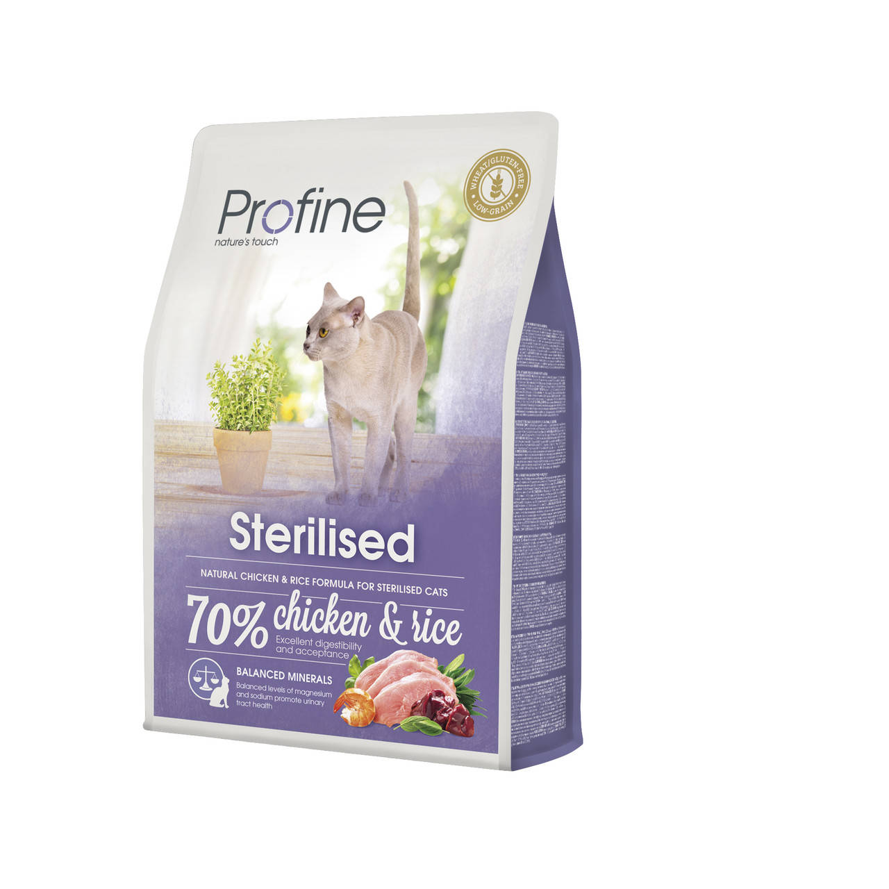 Profine Cat Sterilised 2 кг для стерилизованных и кастрированных кошек и котов 
Profine Cat Sterilised 2 кг для стерилизованных и кастрированных кошек и котов