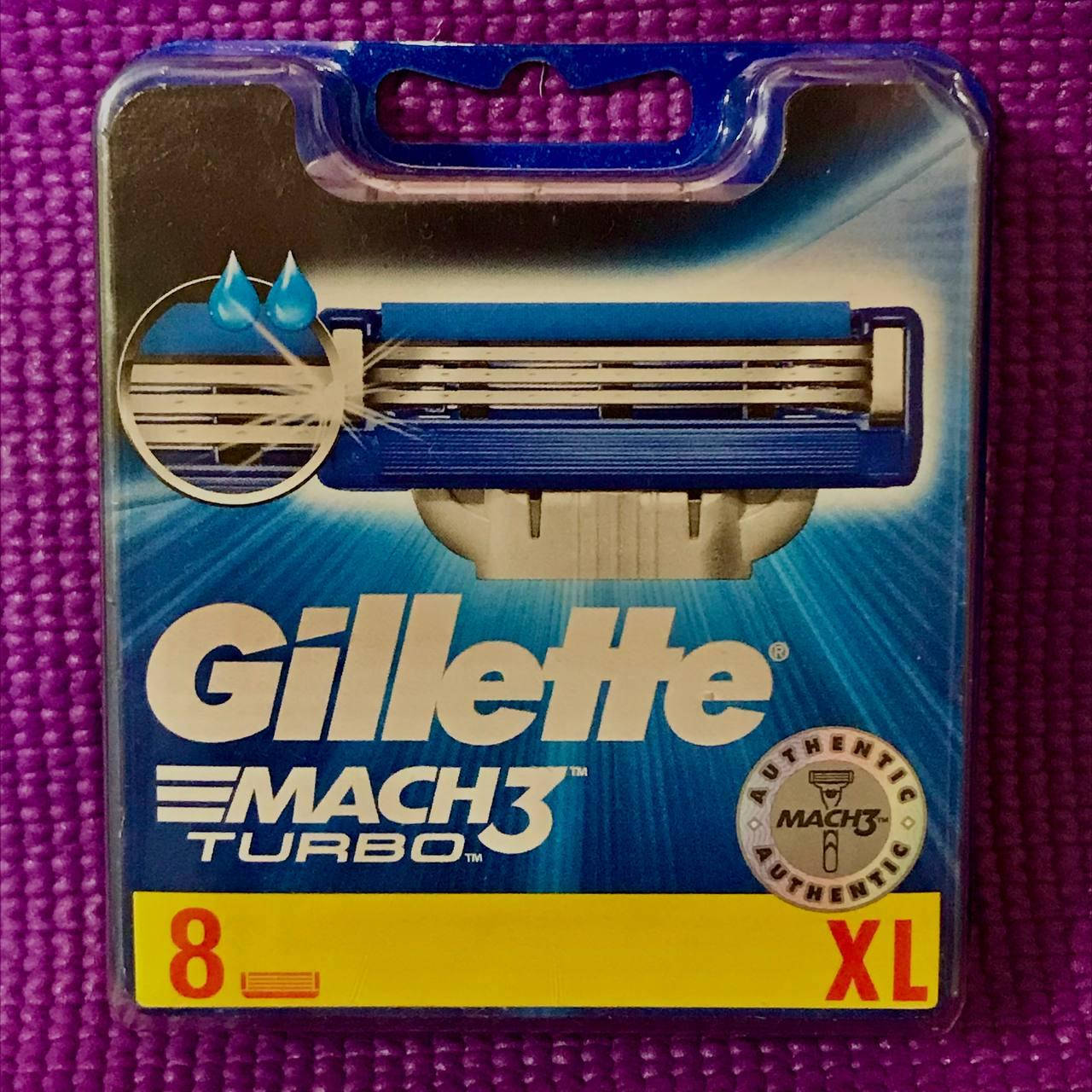 Gillette Mach3 Turbo 8шт. ОРИГИНАЛ (джилет мак 3 турбо) кассеты лезвия картриджи для бритья
Gillette Mach3 Turbo 8шт. ОРИГИНАЛ (джилет мак 3 турбо) кассеты лезвия картриджи для бритья