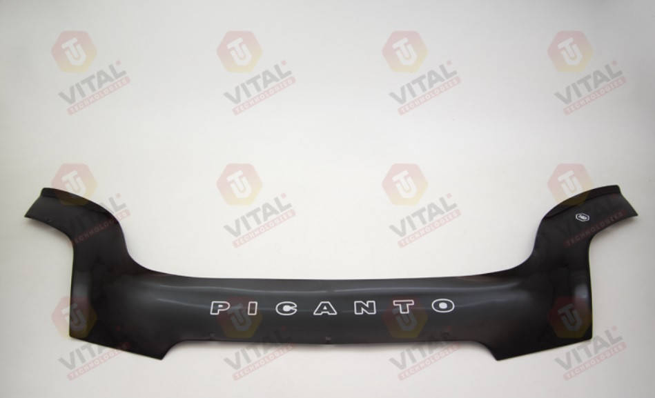 Дефлектор капота VT52 (мухобойка) Kia Picanto 1 2004-2007 до рестайлинга, Vip Tuning, KA27
Дефлектор капота VT52 (мухобойка) Kia Picanto 1 2004-2007 до рестайлинга, Vip Tuning, KA27