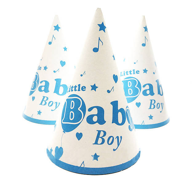 Колпачки, "Baby Shower Boy" Гендер Пати голубой (1 шт) 16 см колпаки праздничные карнавальные
Колпачки, "Baby Shower Boy" Гендер Пати голубой (1 шт) 16 см колпаки праздничные карнавальные