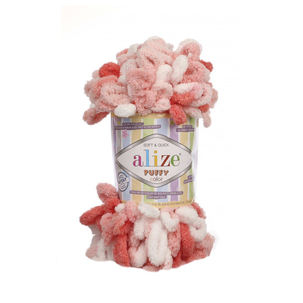 Alize Puffy Color (Ализе Пуффи Колор) № 5922 (Пряжа, нитки для вязания руками), Разные цвета
Alize Puffy Color (Ализе Пуффи Колор) № 5922 (Пряжа, нитки для вязания руками), Разные цвета