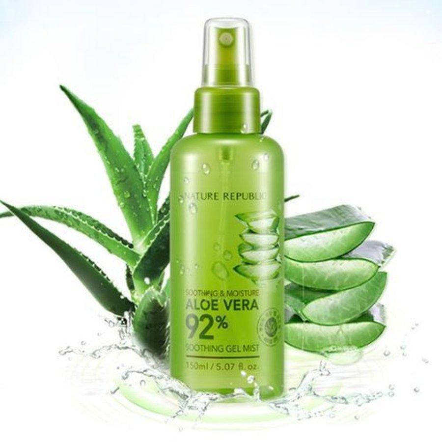 Успокаивающий спрей-гель с алоэ вера Nature Republic Soothing & Moisture Aloe Vera 92% Gel Mist 150 ml
Успокаивающий спрей-гель с алоэ вера Nature Republic Soothing & Moisture Aloe Vera 92% Gel Mist 150 ml