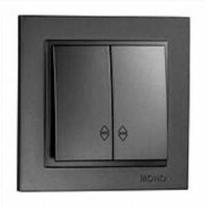 Выключатель двухклавишный MONO Electric Despina Metallic графит проходной (102-202023-111)
Выключатель двухклавишный MONO Electric Despina Metallic графит проходной (102-202023-111)