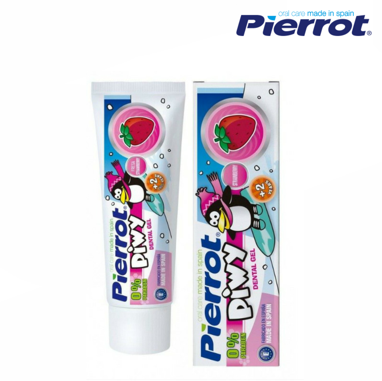 Детский зубной гель Pierrot Piwy фтор 504 ppm + кальций клубничный вкус (от 2 лет) 75 мл
Детский зубной гель Pierrot Piwy фтор 504 ppm + кальций клубничный вкус (от 2 лет) 75 мл
