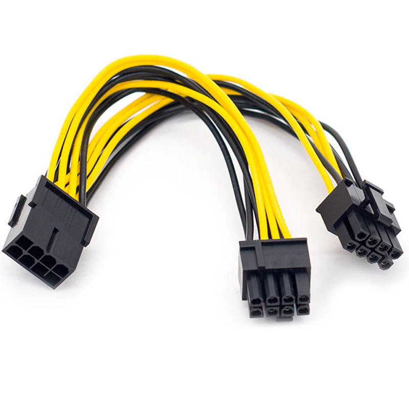 Кабель питания для видеокарт U&P 8 pin - 2 x 8 (6+2) pin 0.2 м Black/Yellow (WAZ-8-8-BY)
Кабель питания для видеокарт U&P 8 pin - 2 x 8 (6+2) pin 0.2 м Black/Yellow (WAZ-8-8-BY)