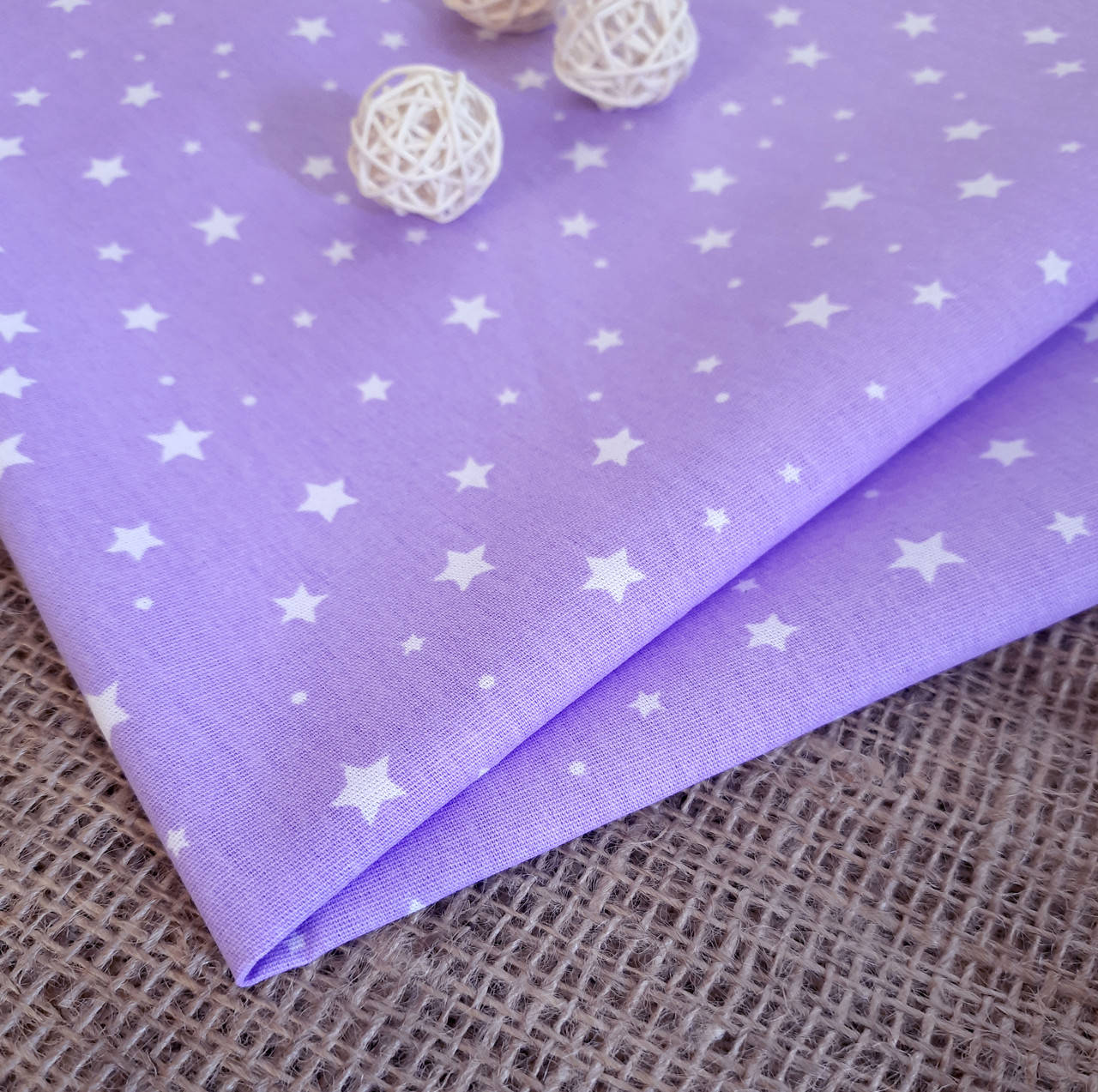 Ткань бязь "Белые звёздочки на фиолетовом" (50 х 75 см), Фиолетовый
Ткань бязь "Белые звёздочки на фиолетовом" (50 х 75 см), Фиолетовый