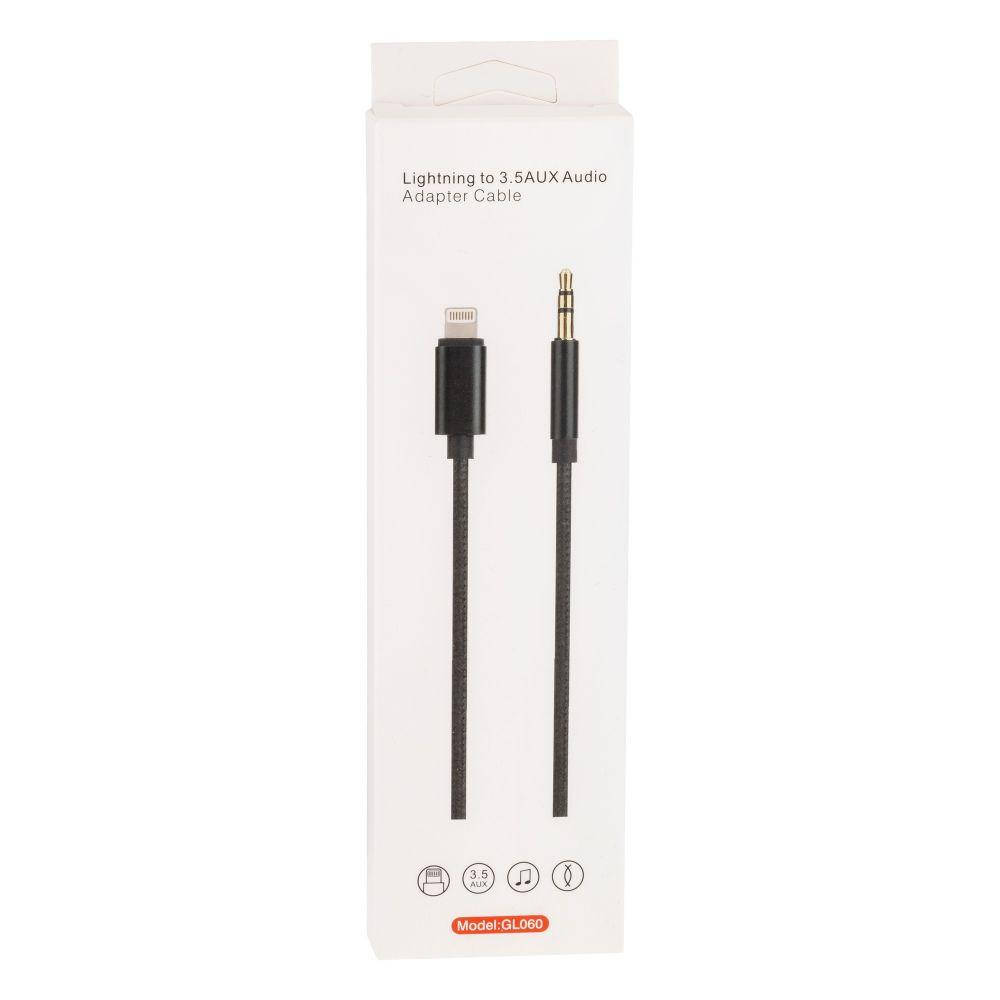 Шнур Aux - Lightning GL-060 Переходник с айфона на аукс Aux на айфона aux iphone, Черный
Шнур Aux - Lightning GL-060 Переходник с айфона на аукс Aux на айфона aux iphone, Черный