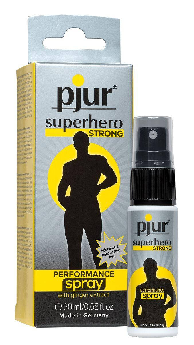Пролонгирующий спрей pjur Superhero Strong Spray 20 ml, с экстрактом имбиря, впитывается в кожу
Пролонгирующий спрей pjur Superhero Strong Spray 20 ml, с экстрактом имбиря, впитывается в кожу