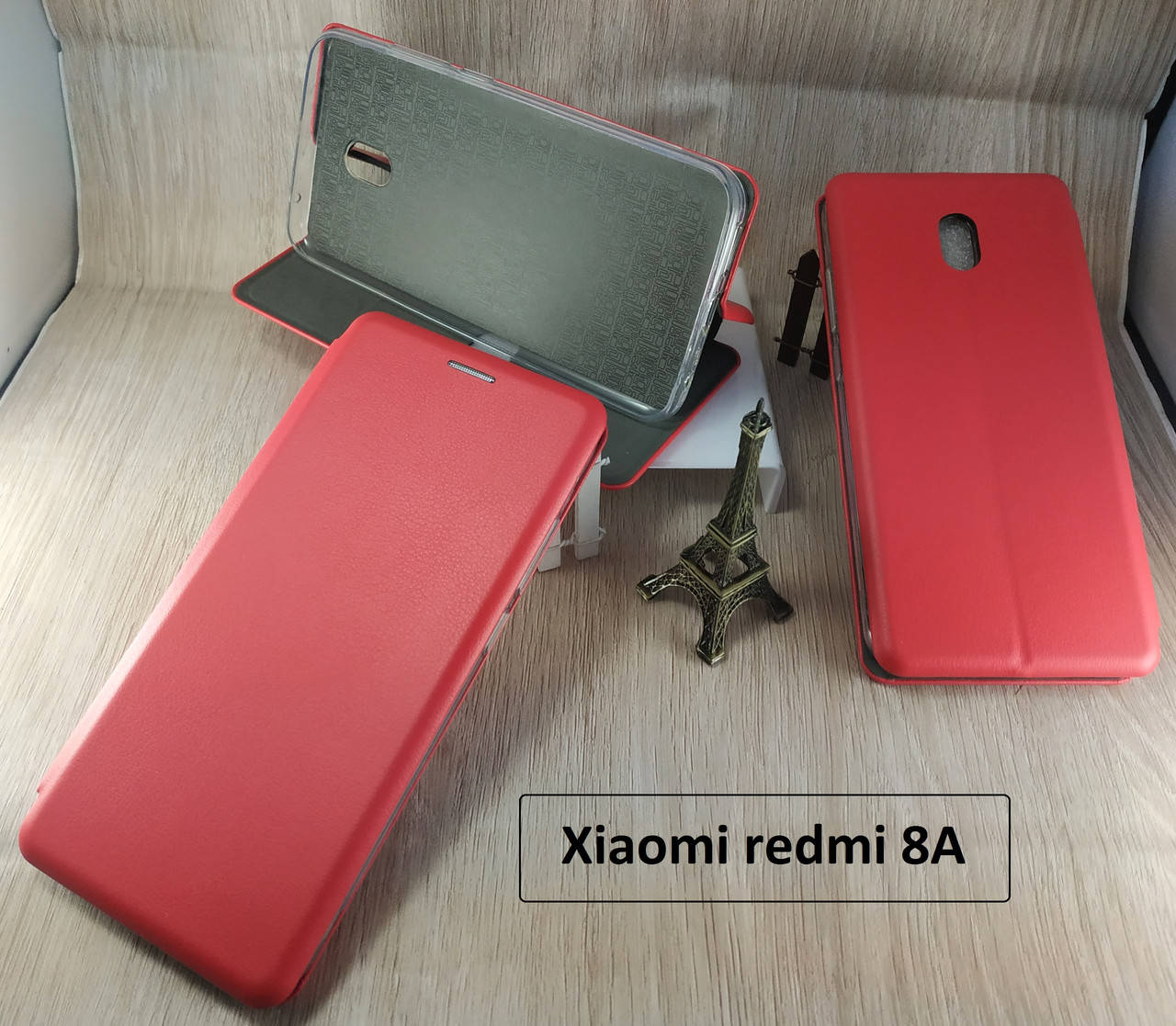 Магнитная чехол-книжка для Xiaomi redmi 8A с визитницей - красный
Магнитная чехол-книжка для Xiaomi redmi 8A с визитницей - красный
