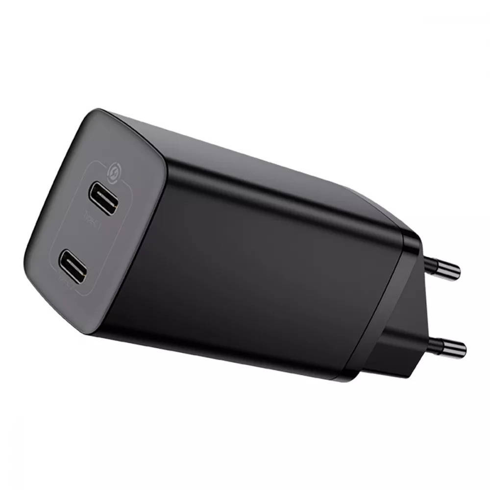 Сетевое зарядное устройство для быстрой зарядки Baseus GaN2 Lite Quick Charger 65W (2 Type-C) (черный)
Сетевое зарядное устройство для быстрой зарядки Baseus GaN2 Lite Quick Charger 65W (2 Type-C) (черный)