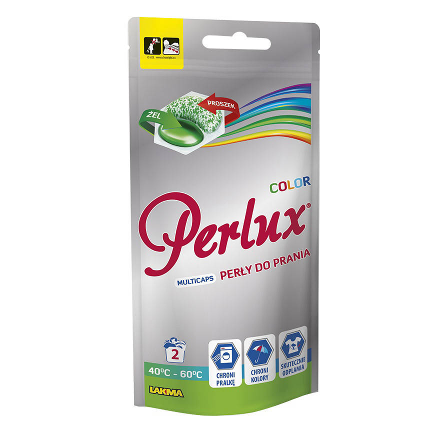 Капсулы для стирки PERLUX COLOR 2шт/уп
Капсулы для стирки PERLUX COLOR 2шт/уп