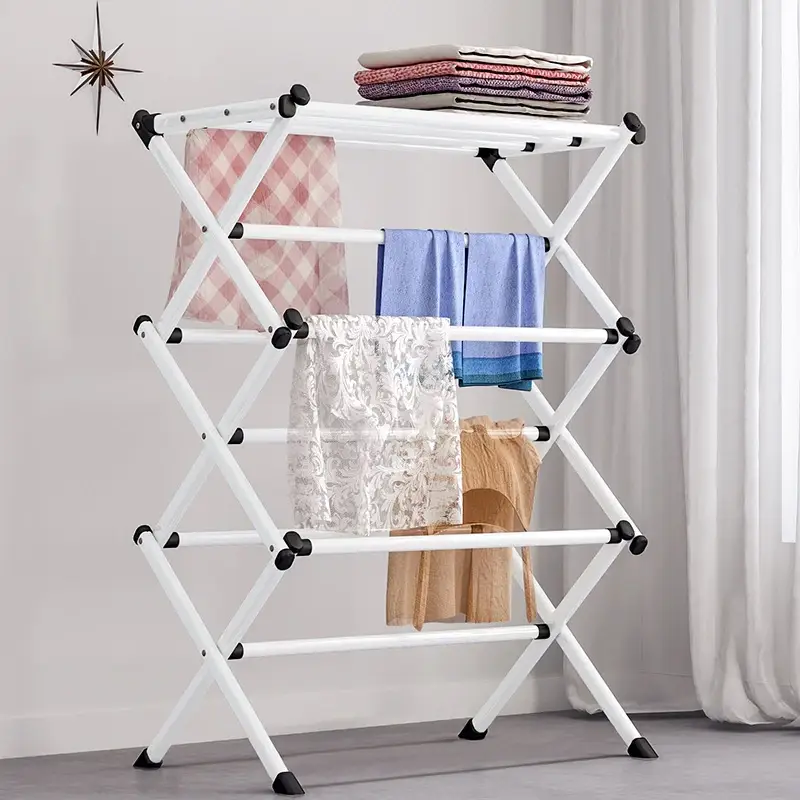 Складная сушилка для белья "Etendoir a linge extensible" 63*39*98см / Напольная многоярусная Сушка для одежды, Белый
Складная сушилка для белья "Etendoir a linge extensible" 63*39*98см / Напольная многоярусная Сушка для одежды, Белый