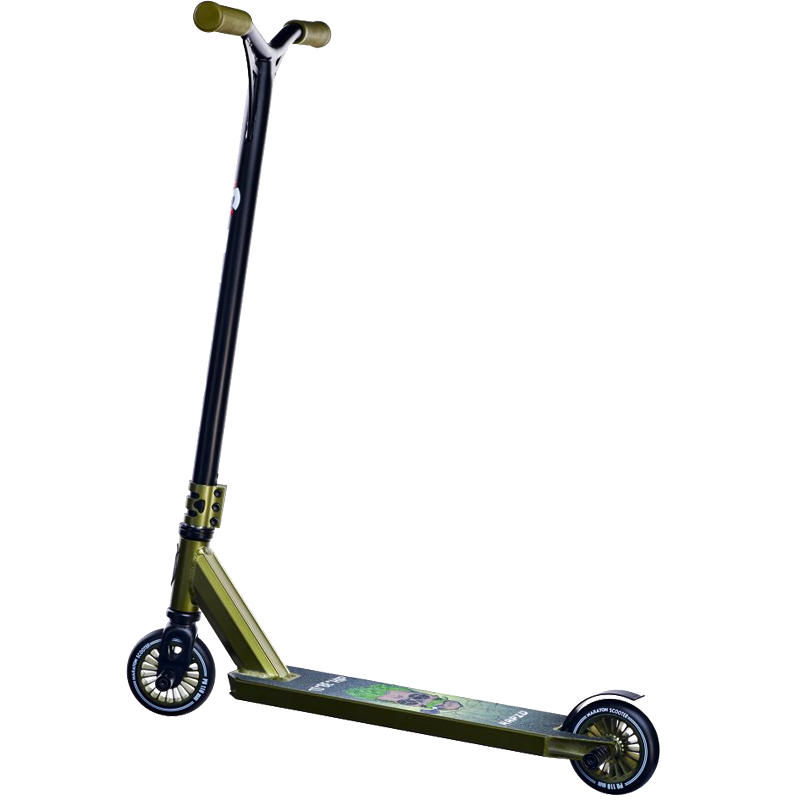 Maraton RAPID трюковый двухколесный самокат с пегами и усиленной рамой (хаки металик)
Maraton RAPID трюковый двухколесный самокат с пегами и усиленной рамой (хаки металик)