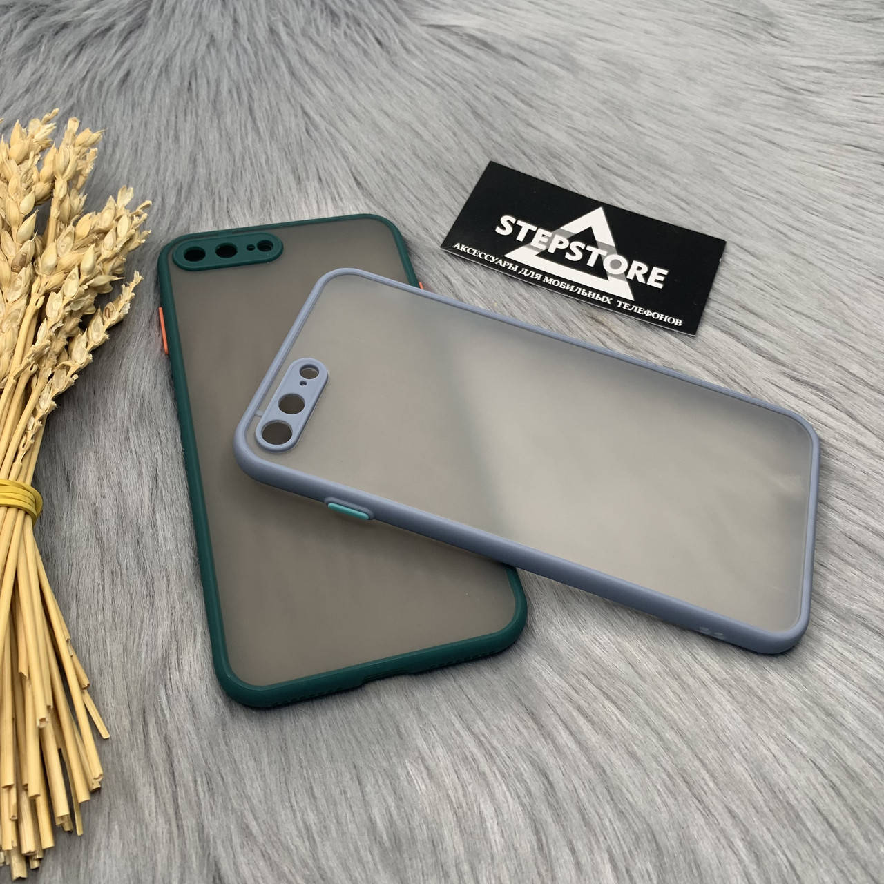 Чехол матовый для iPhone 7 plus / 8 plus противоударный с защитой камеры прозрачный серый лавандовый
Чехол матовый для iPhone 7 plus / 8 plus противоударный с защитой камеры прозрачный серый лавандовый