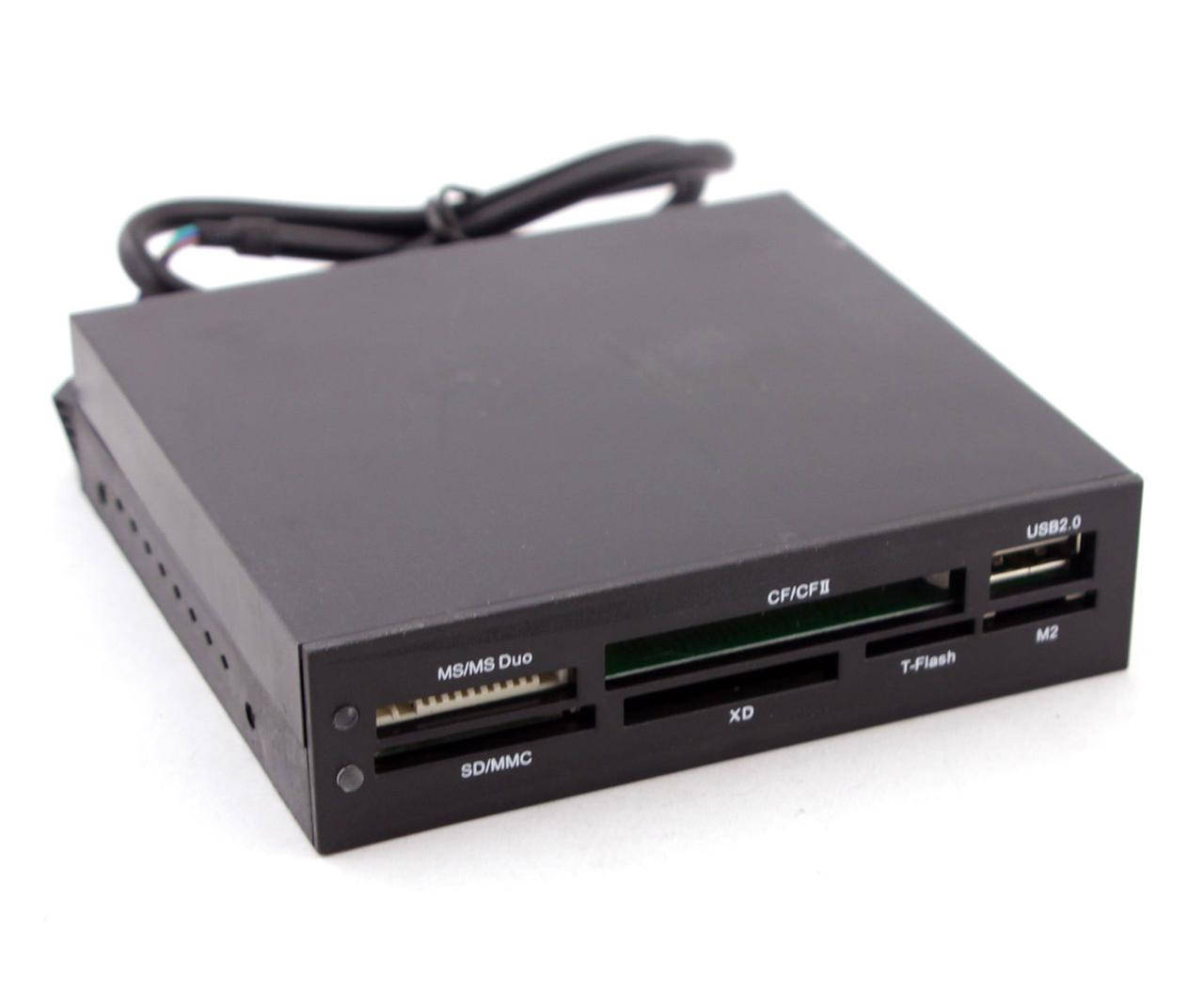 Картридер 3.5" внутренний All in 1 + USB 2.0 port, черный пластик USB 2.0, Atcom (11953)
Картридер 3.5" внутренний All in 1 + USB 2.0 port, черный пластик USB 2.0, Atcom (11953)