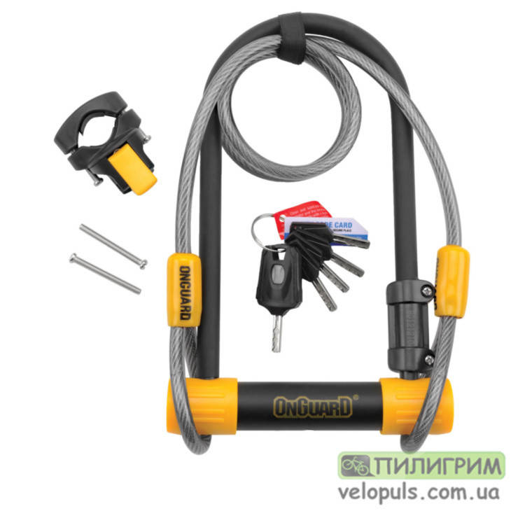 Велозамок Onguard 8012 BULLDOG DT U-Lock скоба на ключах 
Велозамок Onguard 8012 BULLDOG DT U-Lock скоба на ключах
