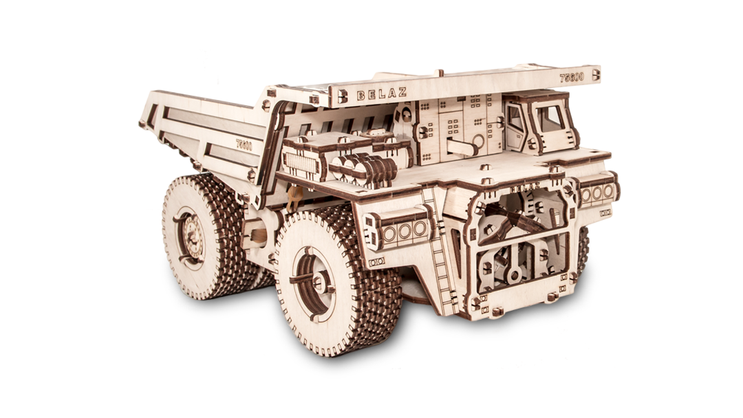 Конструктор механический 3D деревянный 31*20*15,5см. пазл 307эл. BELAZ 75600 БЕЛАЗ EWA, Бежевый
Конструктор механический 3D деревянный 31*20*15,5см. пазл 307эл. BELAZ 75600 БЕЛАЗ EWA, Бежевый