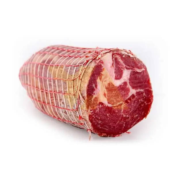 Коппа Вяленая Свиная Шея Coppa 1.1 - 1,2 кг Италия 
Коппа Вяленая Свиная Шея Coppa 1.1 - 1,2 кг Италия