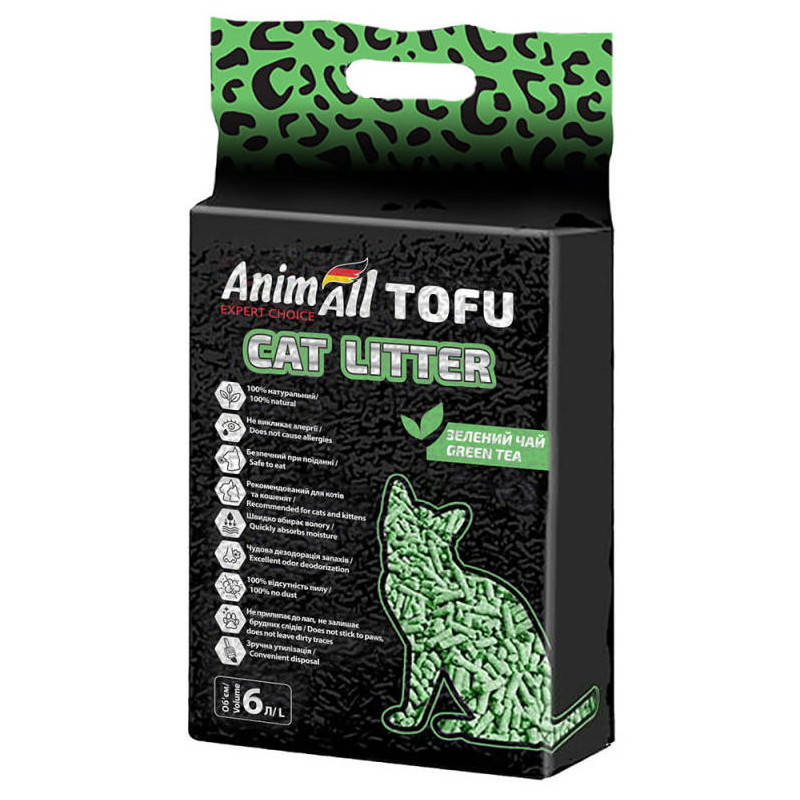 Наполнитель туалетов для кошек AnimAll Tofu Green Tea с ароматом зеленого чая 4.66 кг (10 л)
Наполнитель туалетов для кошек AnimAll Tofu Green Tea с ароматом зеленого чая 4.66 кг (10 л)
