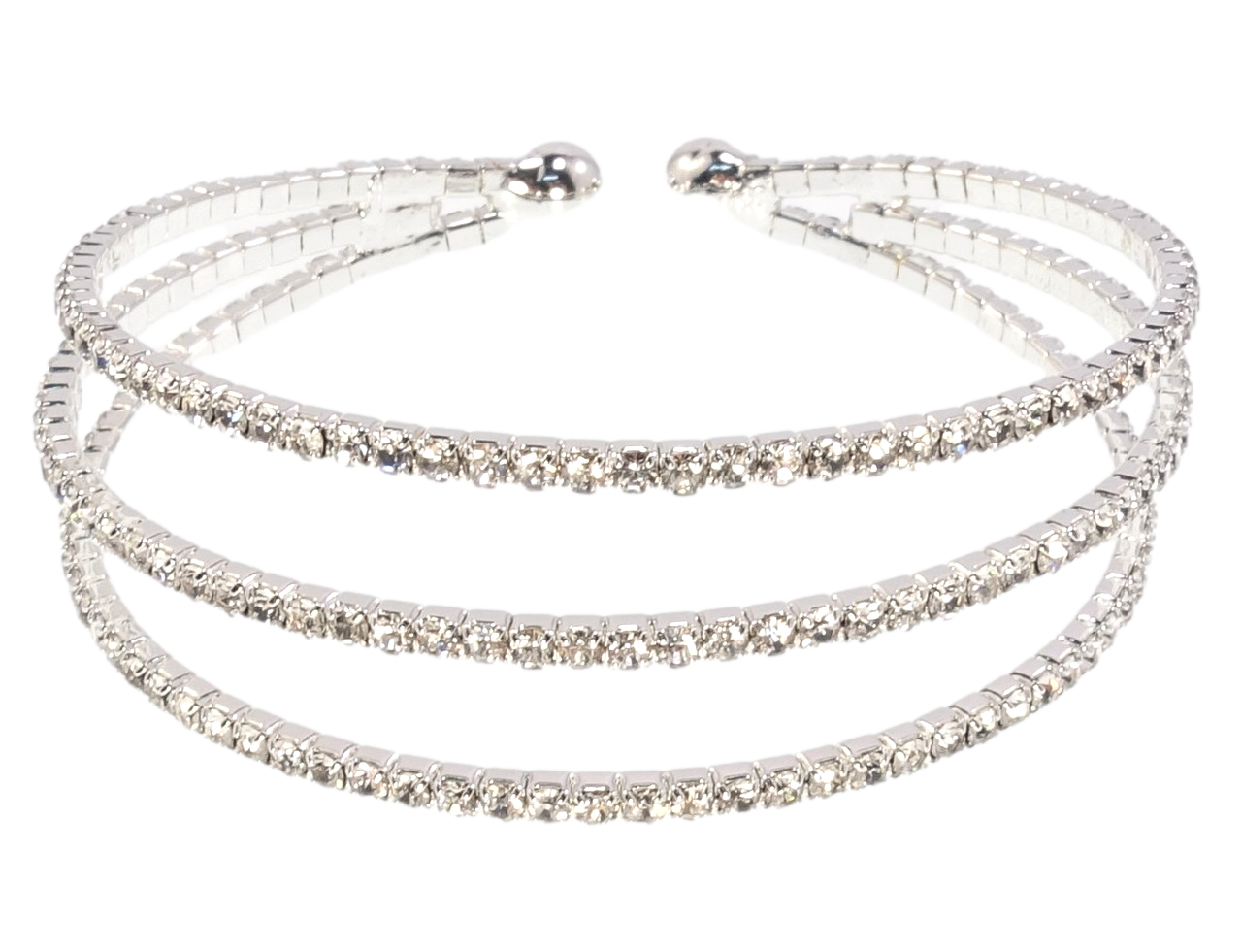 Браслет "Три дорожки страз" шир. 19мм, свободный размер
Браслет "Три дорожки страз" шир. 19мм, свободный размер