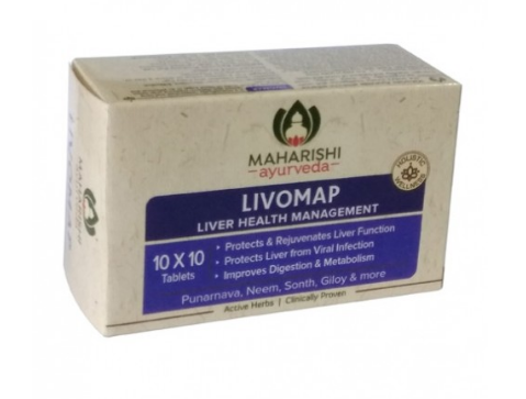 Ливомап новая упаковка/ Livomap, Maharishi Ayurveda, 100 tab. - лучший препарат для печени
Ливомап новая упаковка/ Livomap, Maharishi Ayurveda, 100 tab. - лучший препарат для печени