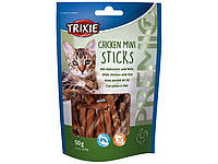 Trixie TX-42708 PREMIO Chicken Mini Sticks 50г - мини палочки с курицей и рисом для кошек
Trixie TX-42708 PREMIO Chicken Mini Sticks 50г - мини палочки с курицей и рисом для кошек