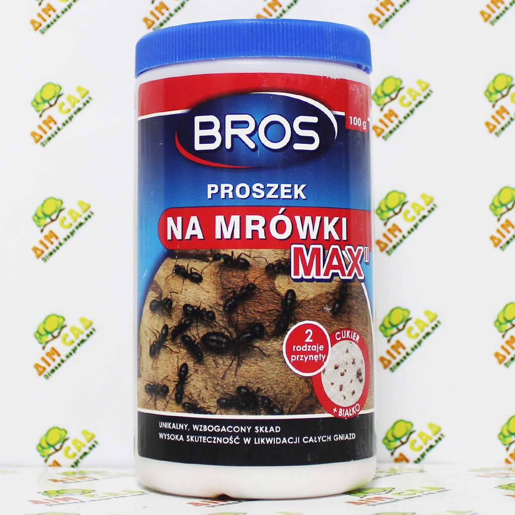 Bros Средство от муравьев MAX, 100г
Bros Средство от муравьев MAX, 100г