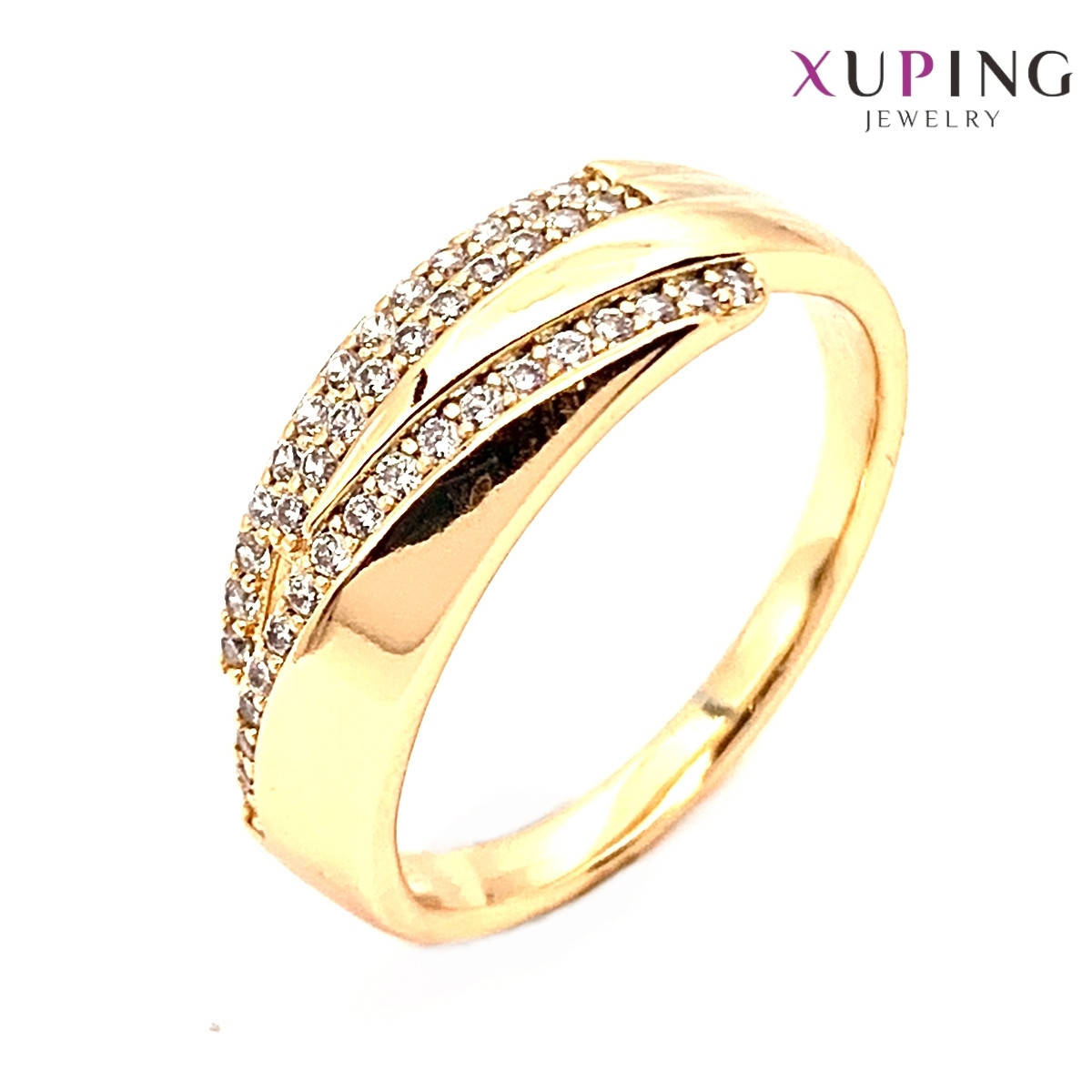 Кольцо Xuping, белые фианиты (куб. цирконий), ширина 7 мм, вес 4 г, позолота 18K, ХР01346 (20)
Кольцо Xuping, белые фианиты (куб. цирконий), ширина 7 мм, вес 4 г, позолота 18K, ХР01346 (20)