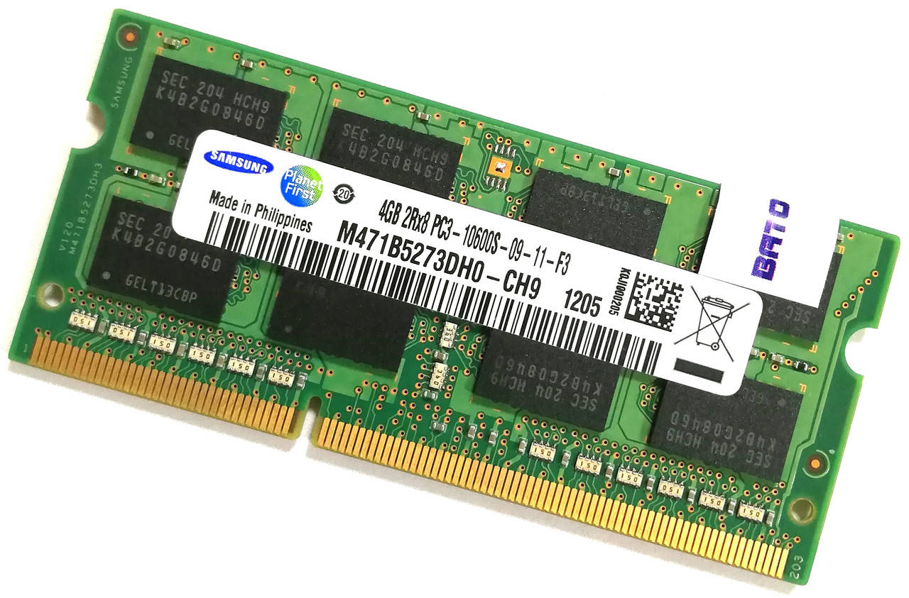 Оперативная память для ноутбука Samsung SODIMM DDR3 4Gb 1333MHz 10600s CL9 (M471B5273DH0-CH9) Б/У
Оперативная память для ноутбука Samsung SODIMM DDR3 4Gb 1333MHz 10600s CL9 (M471B5273DH0-CH9) Б/У