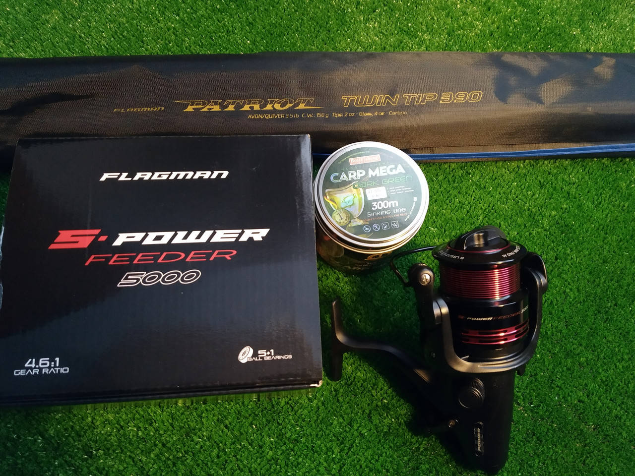 Набор фидерный удилище Flagman Patriot Twin Tip + Катушкa фидерная Flagman S-Power Feeder Довжина 3,9 м (150г) / + Катушка
Набор фидерный удилище Flagman Patriot Twin Tip + Катушкa фидерная Flagman S-Power Feeder Довжина 3,9 м (150г) / + Катушка