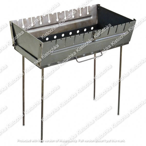 Мангал-чемодан на 12 шампуров
Мангал-чемодан на 12 шампуров